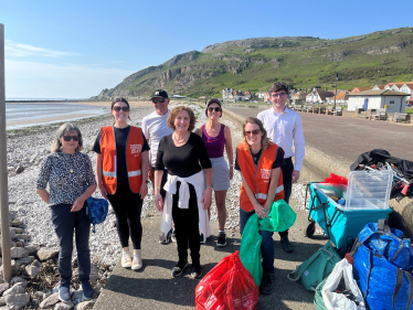 Beach clean