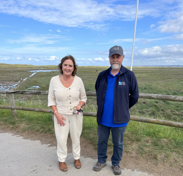 Janet at RSPB